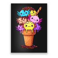 Axolotls Ice Cream Funny Axolotl Poster