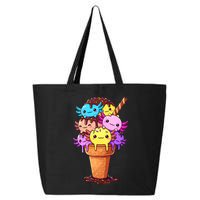 Axolotls Ice Cream Funny Axolotl 25L Jumbo Tote