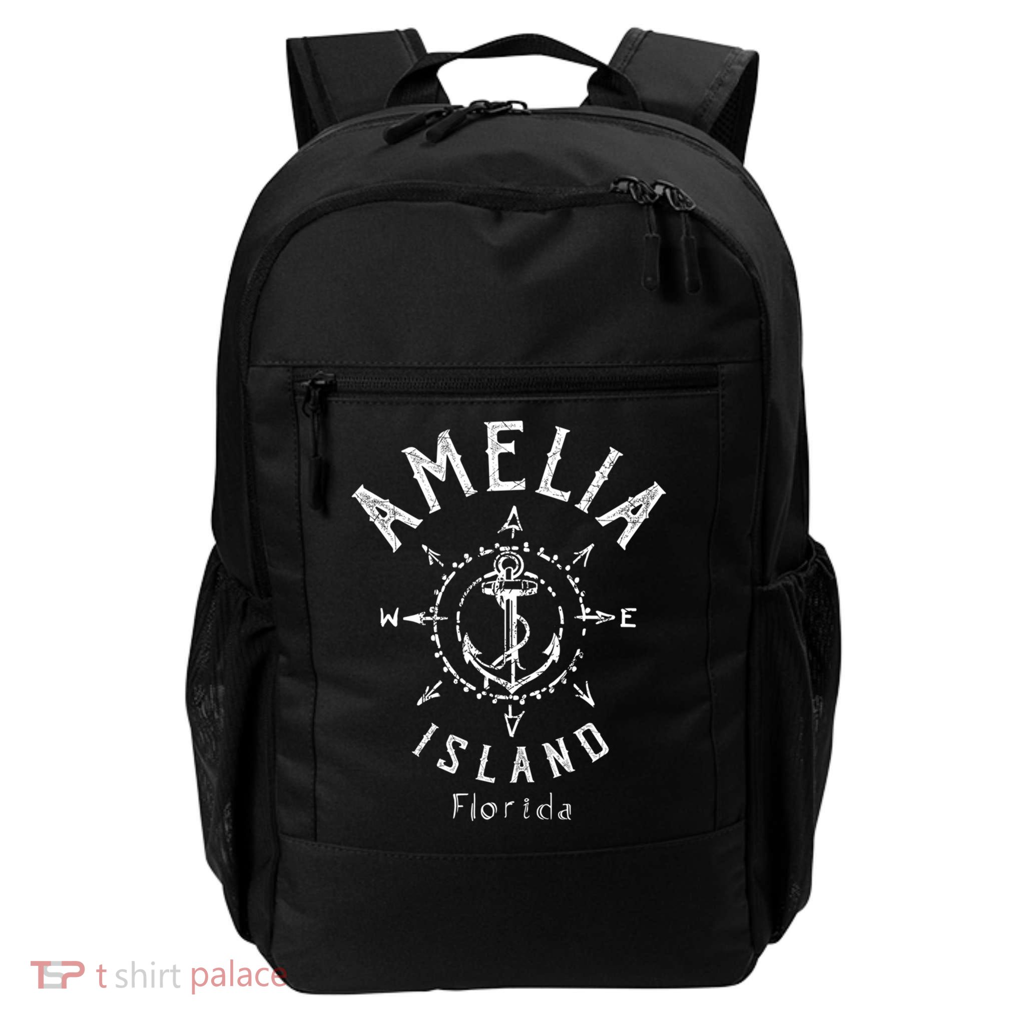 Amelia Island Compass Rose Florida Cute Gift Daily Commute Backpack