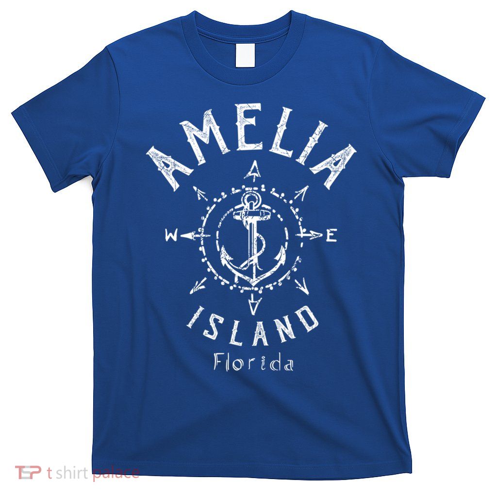 Amelia Island Compass Rose Florida Cute Gift T-Shirt
