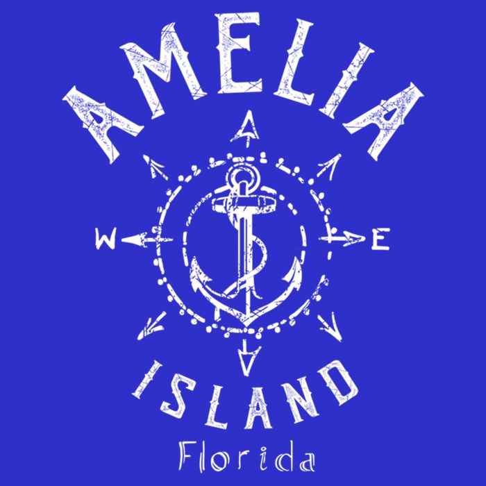 Amelia Island Compass Rose Florida Cute Gift 16 in Basic Backpack
