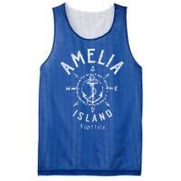 Amelia Island Compass Rose Florida Cute Gift Mesh Reversible Basketball Jersey Tank