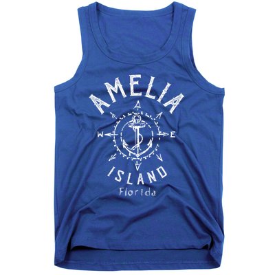 Amelia Island Compass Rose Florida Cute Gift Tank Top