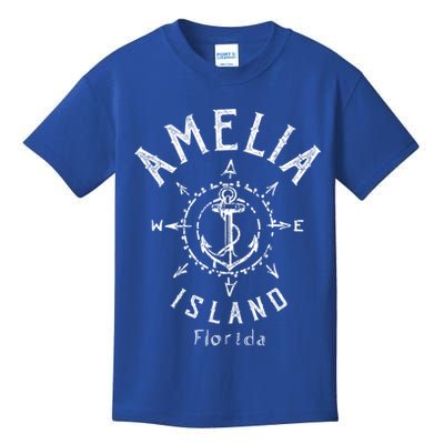 Amelia Island Compass Rose Florida Cute Gift Kids T-Shirt