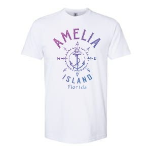 Amelia Island Compass Rose Florida Cute Gift Softstyle® CVC T-Shirt