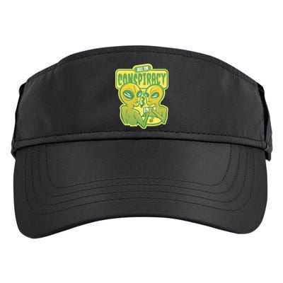 All In Conspiracy Poker Alien Adult Drive Performance Visor