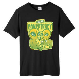 All In Conspiracy Poker Alien Tall Fusion ChromaSoft Performance T-Shirt