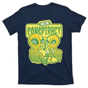 All In Conspiracy Poker Alien T-Shirt