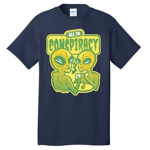 All In Conspiracy Poker Alien Tall T-Shirt