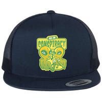 All In Conspiracy Poker Alien Flatbill Hat