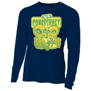 All In Conspiracy Poker Alien Cooling Performance Long Sleeve Crew