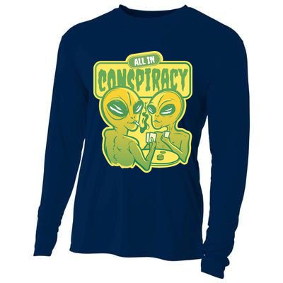 All In Conspiracy Poker Alien Cooling Performance Long Sleeve Crew
