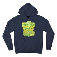 All In Conspiracy Poker Alien Tall Hoodie