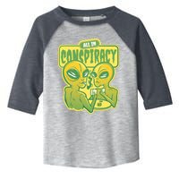 All In Conspiracy Poker Alien Toddler Fine Jersey T-Shirt