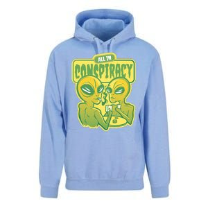 All In Conspiracy Poker Alien Unisex Surf Hoodie