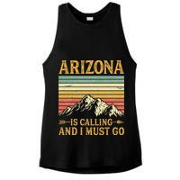 Arizona Is Calling And I Must Go Ladies PosiCharge Tri-Blend Wicking Tank