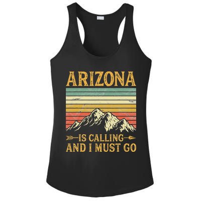 Arizona Is Calling And I Must Go Ladies PosiCharge Competitor Racerback Tank