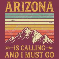 Arizona Is Calling And I Must Go 16oz Travel Tumbler