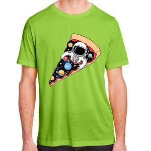 Astronaut In Cosmic Pizza Slice Adult ChromaSoft Performance T-Shirt