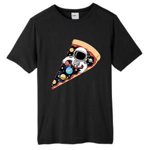 Astronaut In Cosmic Pizza Slice Tall Fusion ChromaSoft Performance T-Shirt