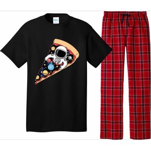 Astronaut In Cosmic Pizza Slice Pajama Set