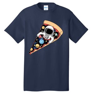 Astronaut In Cosmic Pizza Slice Tall T-Shirt