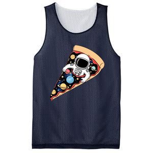 Astronaut In Cosmic Pizza Slice Mesh Reversible Basketball Jersey Tank