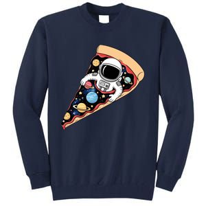 Astronaut In Cosmic Pizza Slice Tall Sweatshirt