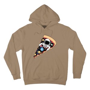 Astronaut In Cosmic Pizza Slice Hoodie