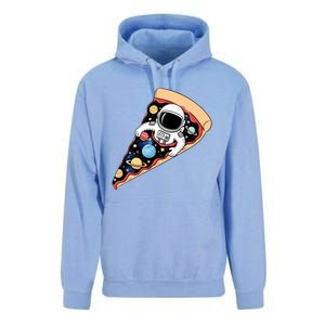 Astronaut In Cosmic Pizza Slice Unisex Surf Hoodie