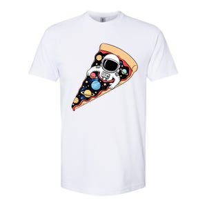 Astronaut In Cosmic Pizza Slice Softstyle CVC T-Shirt