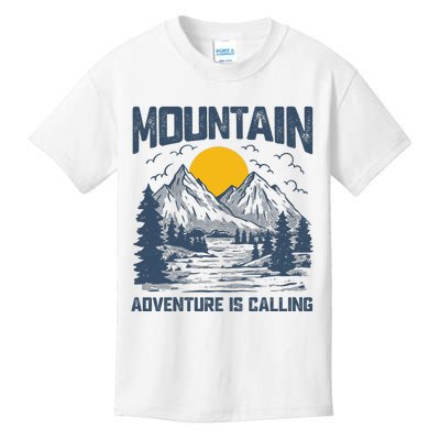 Adventure Is Calling Mountain Kids T-Shirt