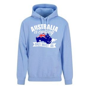 Australia Is Calling And I Must Go Great Gift Unisex Surf Hoodie