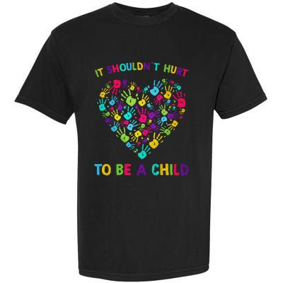 April Is Child Abuse Prevention Month Child Abuse Awareness Garment-Dyed Heavyweight T-Shirt