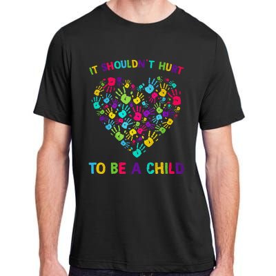 April Is Child Abuse Prevention Month Child Abuse Awareness Adult ChromaSoft Performance T-Shirt