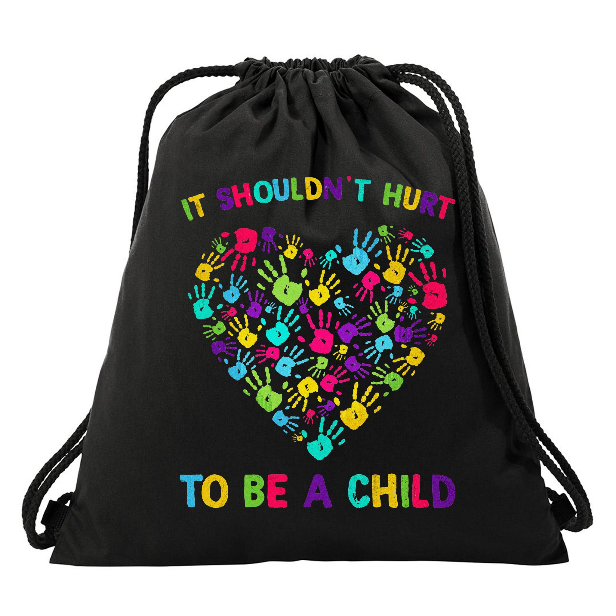 April Is Child Abuse Prevention Month Child Abuse Awareness Drawstring Bag