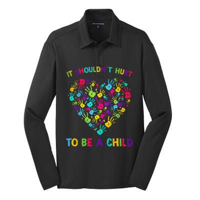 April Is Child Abuse Prevention Month Child Abuse Awareness Silk Touch Performance Long Sleeve Polo