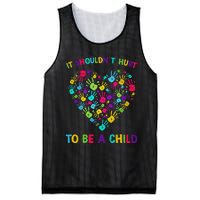 April Is Child Abuse Prevention Month Child Abuse Awareness Mesh Reversible Basketball Jersey Tank