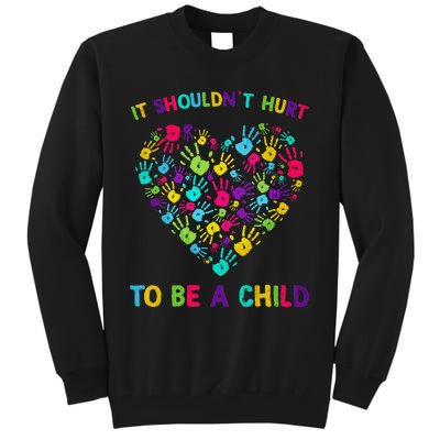 April Is Child Abuse Prevention Month Child Abuse Awareness Tall Sweatshirt