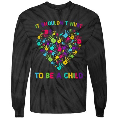 April Is Child Abuse Prevention Month Child Abuse Awareness Tie-Dye Long Sleeve Shirt