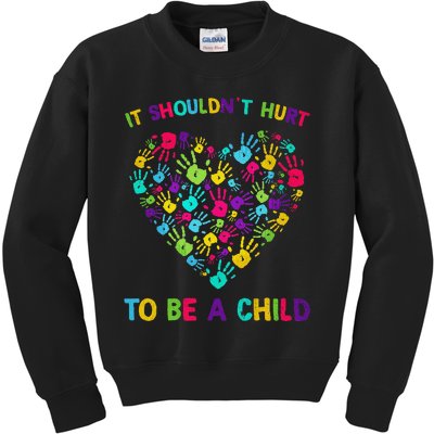 April Is Child Abuse Prevention Month Child Abuse Awareness Kids Sweatshirt