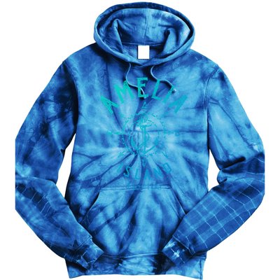 Amelia Island Compass Rose Florida Cute Gift Tie Dye Hoodie