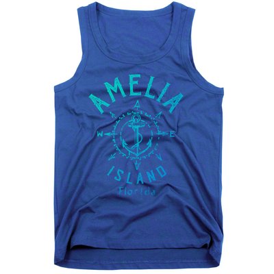 Amelia Island Compass Rose Florida Cute Gift Tank Top