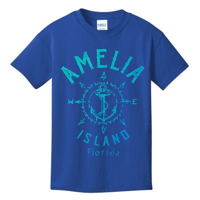Amelia Island Compass Rose Florida Cute Gift Kids T-Shirt