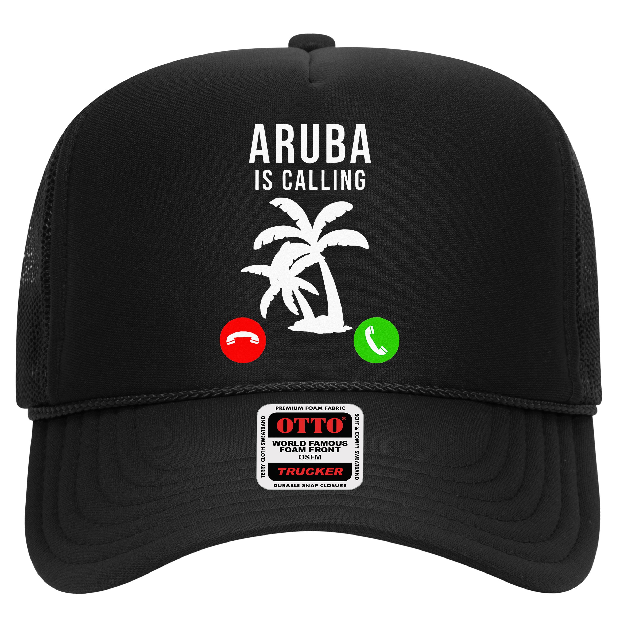 Aruba Is Calling Funny Vacation Souvenir Holiday Aruba Hat