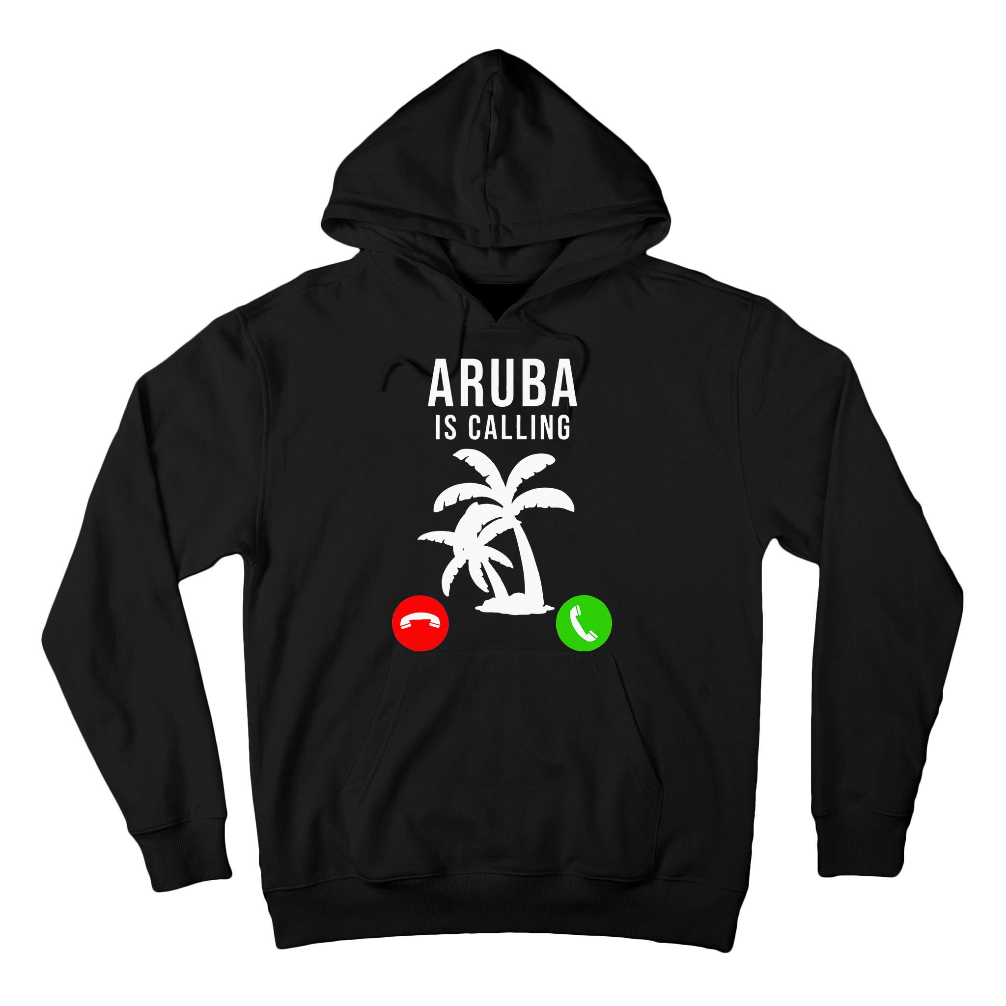 Aruba Is Calling Funny Vacation Souvenir Holiday Aruba Tall Hoodie