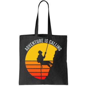 Adventure Is Calling Funny Camping & Fishing Hiking & Nature Camping Outdoors Tote Bag