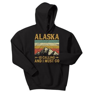 Alaska Is Calling And I Must Go Kids Hoodie