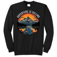 Adventure Is Calling Funny Camping & Fishing Father’s Day Camping Outdoors Sweatshirt