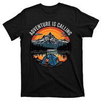 Adventure Is Calling Funny Camping & Fishing Father’s Day Camping Outdoors T-Shirt